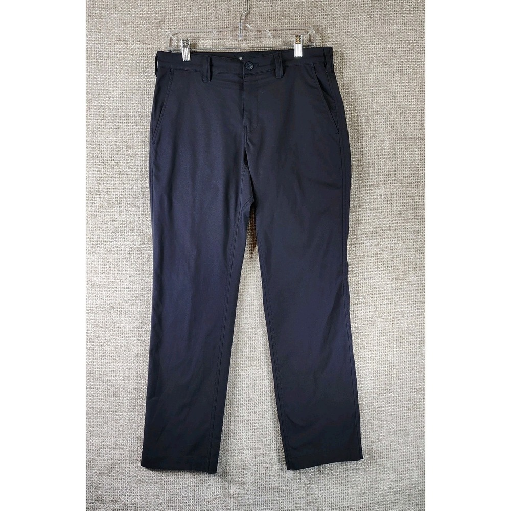 Bluffworks Ascender Chino Pants Mens 30x30 Black Performance Travel Straight Leg